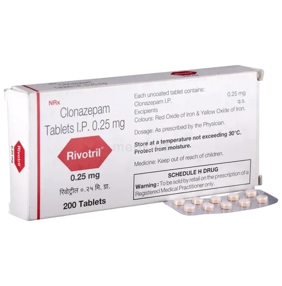 rivotril 0.25mg tablet 10's